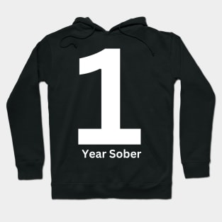 1 Year Sober Hoodie